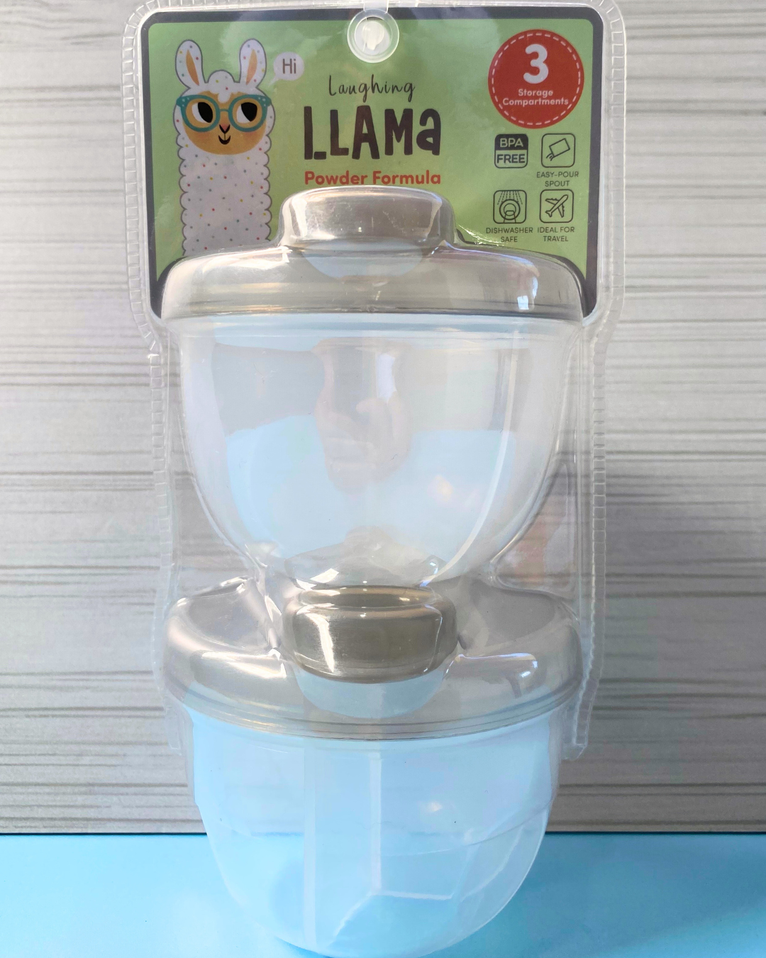 DISPENSADOR DE FORMULA LLAMA GRIS