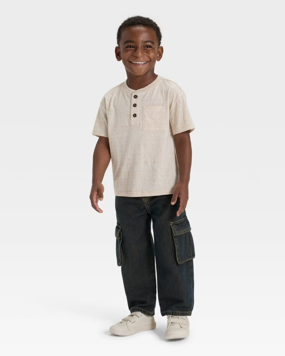 PANTALON CARGO CAT & JACK DARK WASH
