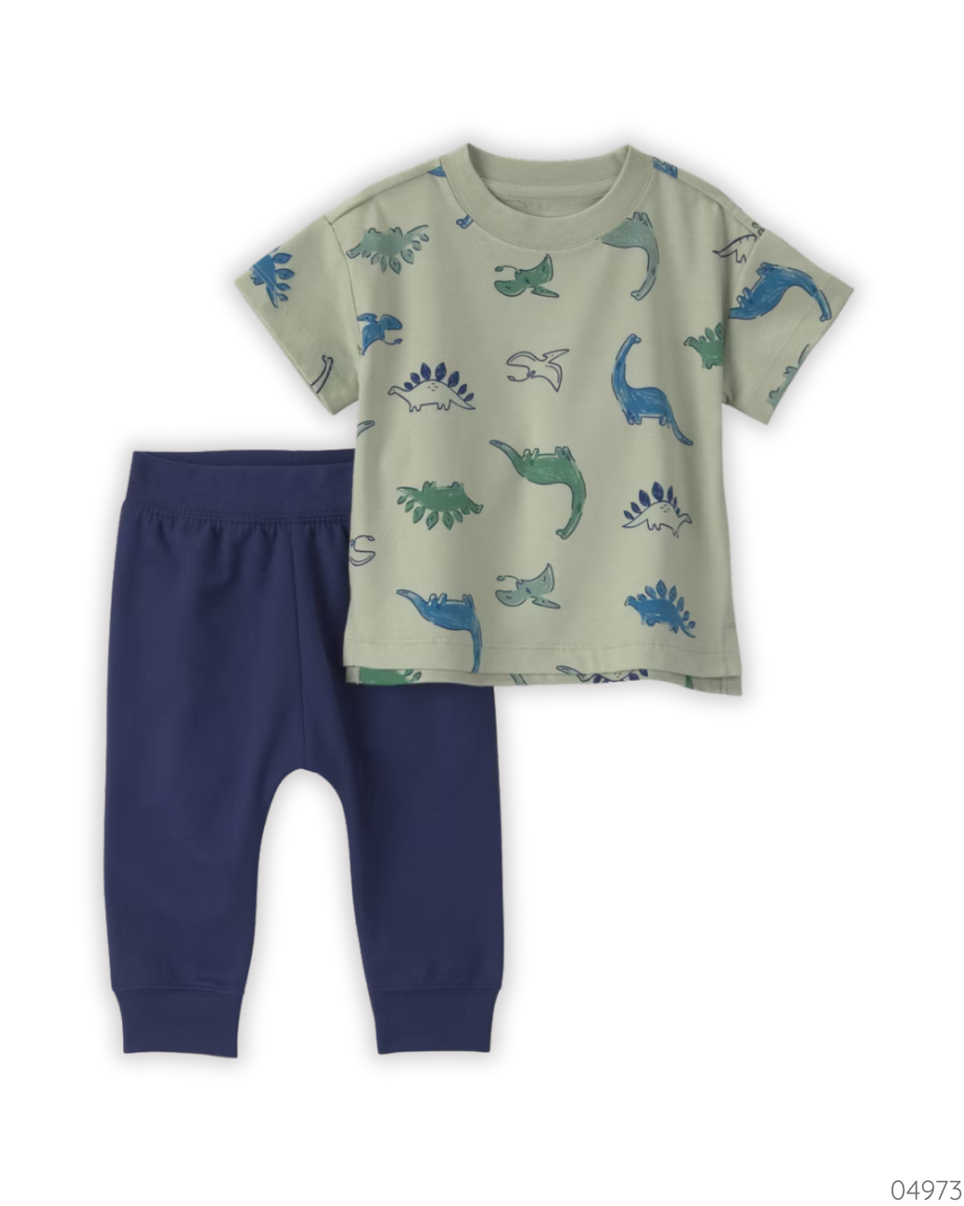 TRAJE DINO VERDE AZUL CARTERS