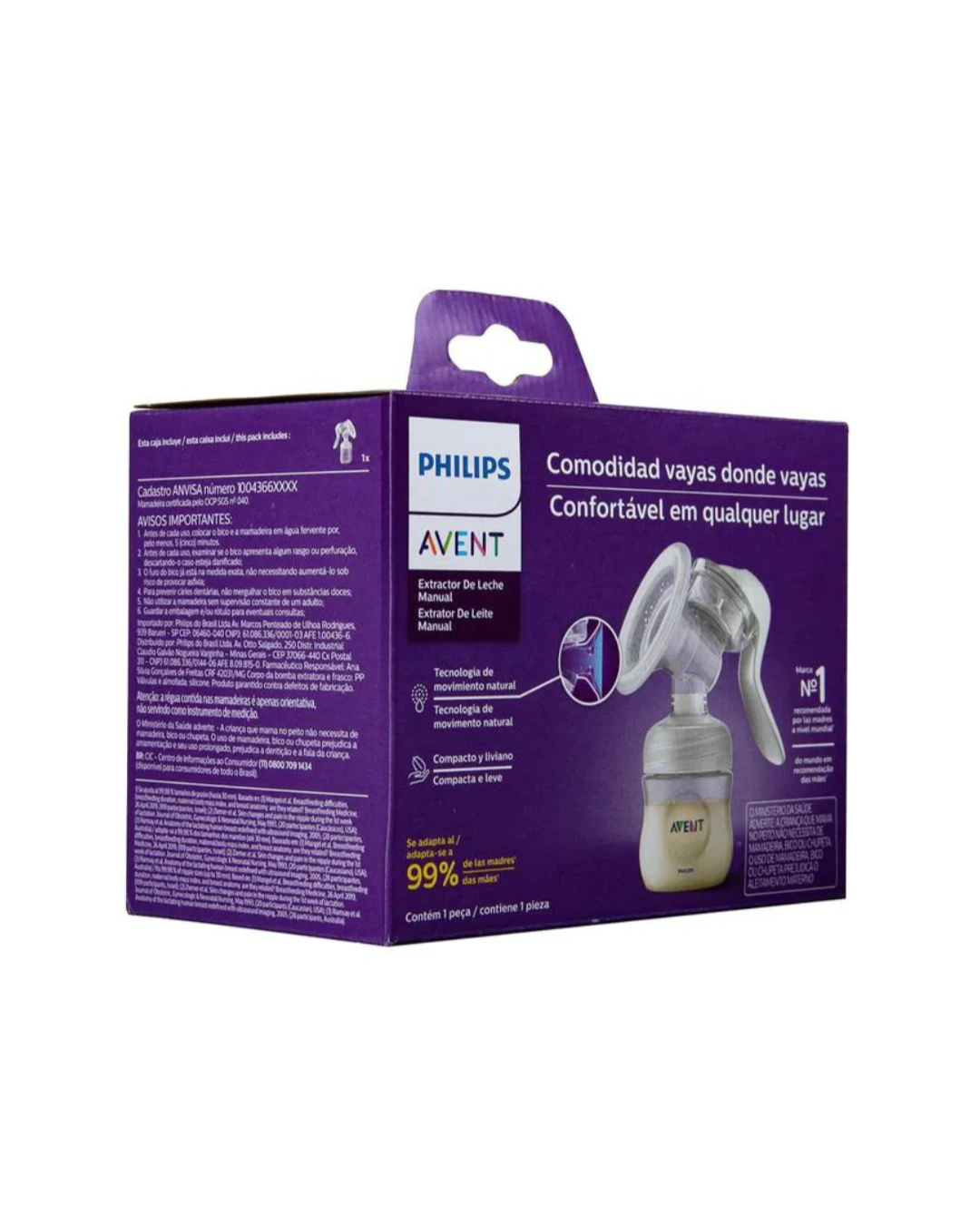 EXTRACTOR DE LECHE MANUAL AVENT