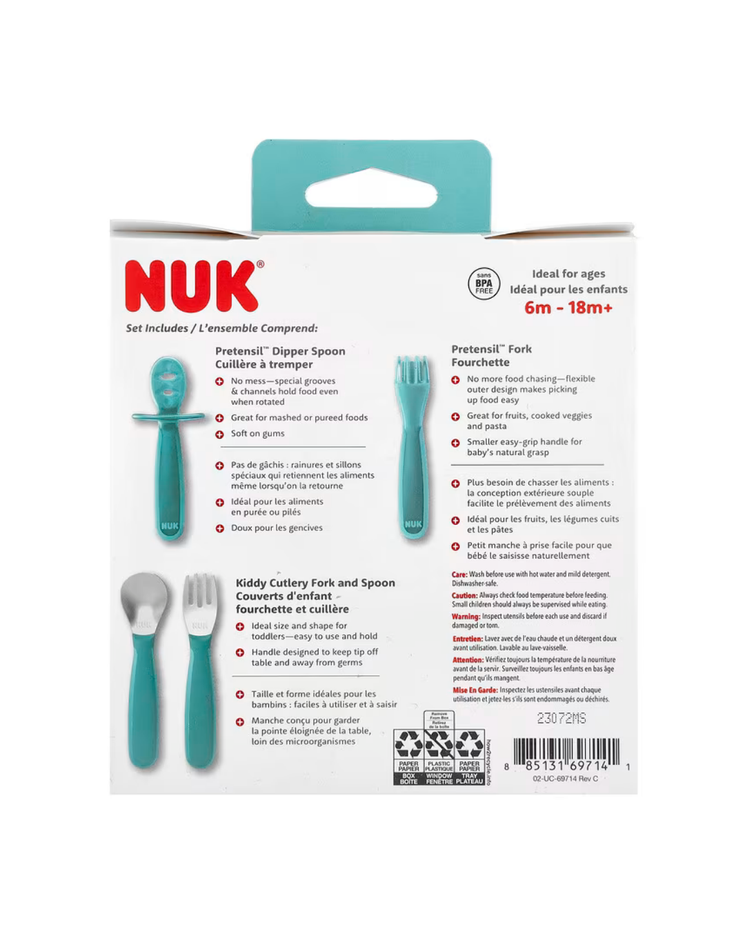 SET CUCHARA Y TENEDOR NUK
