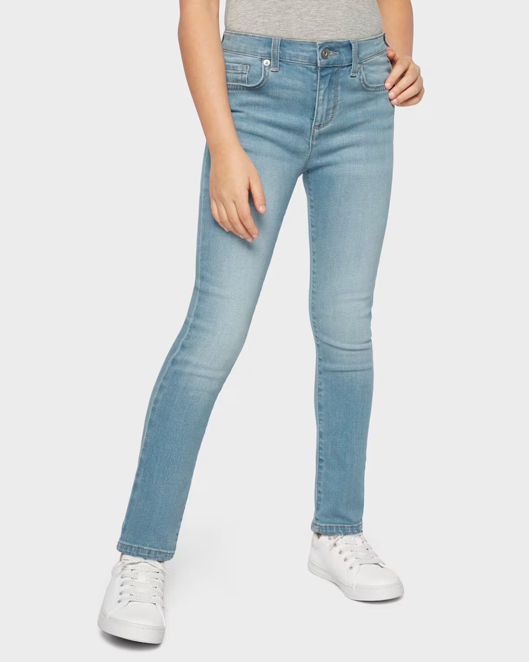 PANTALON NIÑA GALE WASH AZUL