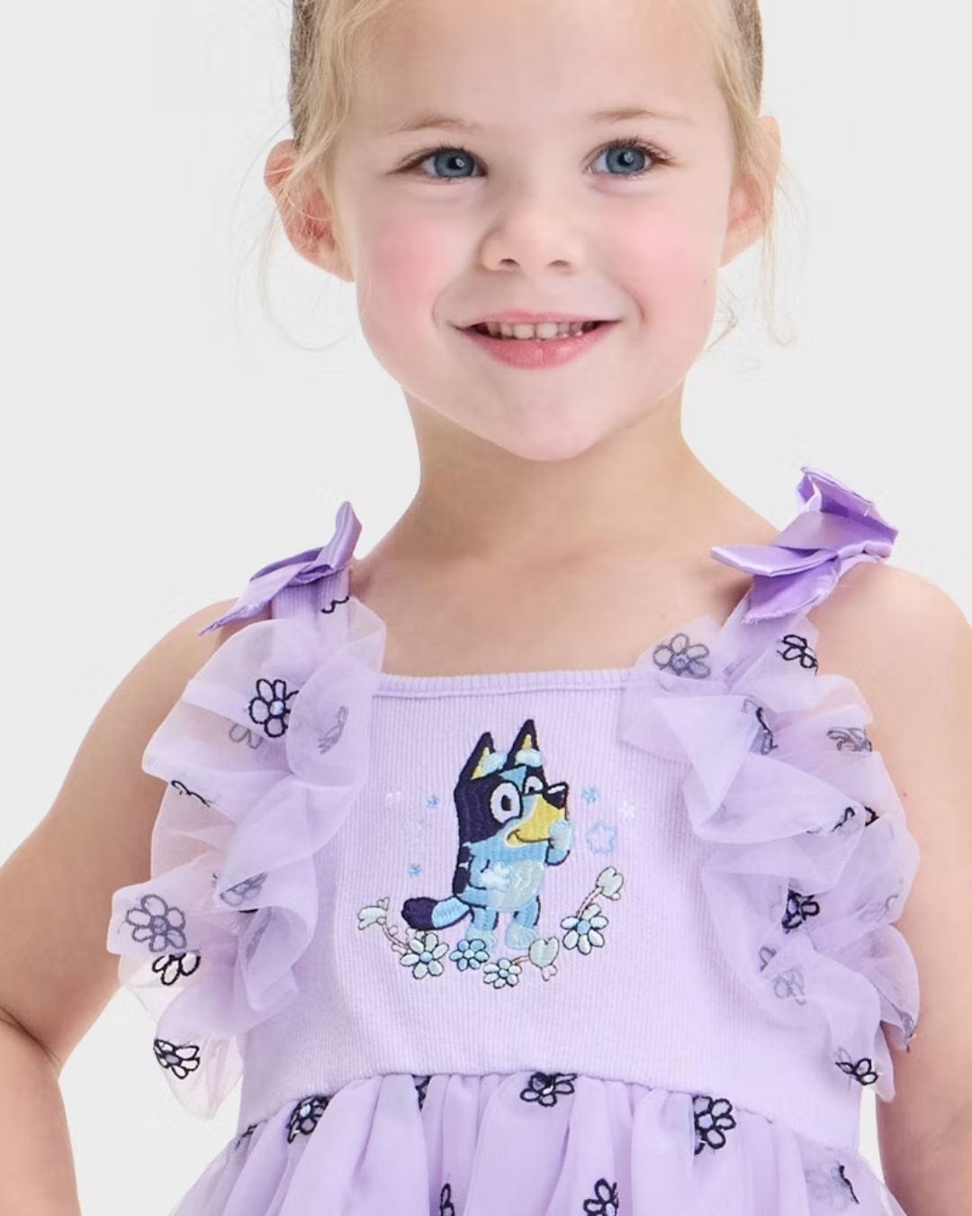 VESTIDO BLUEY MORADO TUL