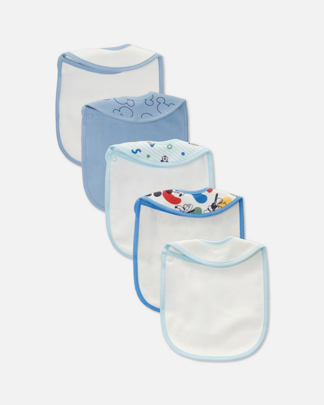 SET 5 BABEROS MICKEY MOUSE