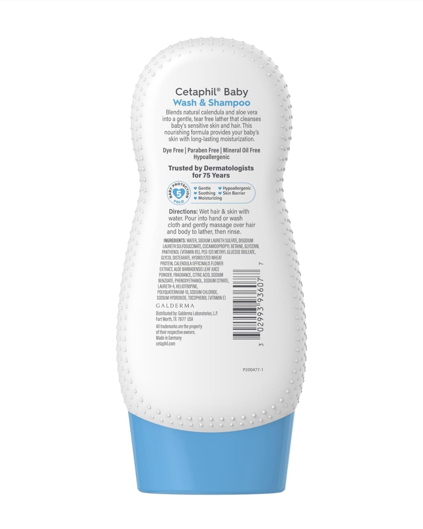 WASH Y SHAMPOO CETAPHIL BABY 7.8oz