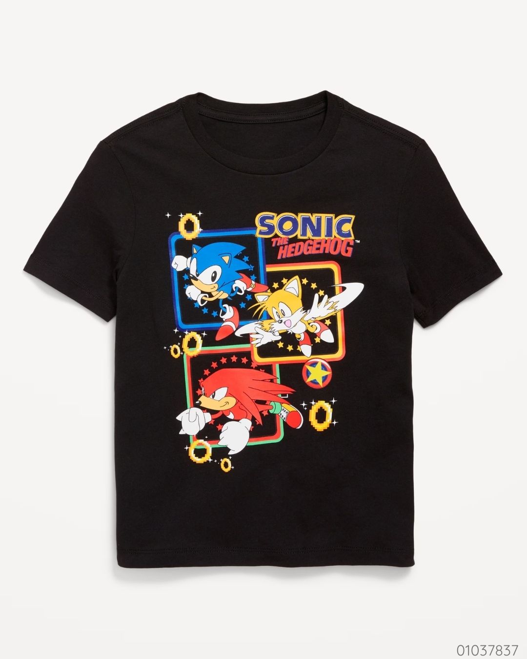 CAMISA SONIC NEGRA OLD NAVY ESTRELLA