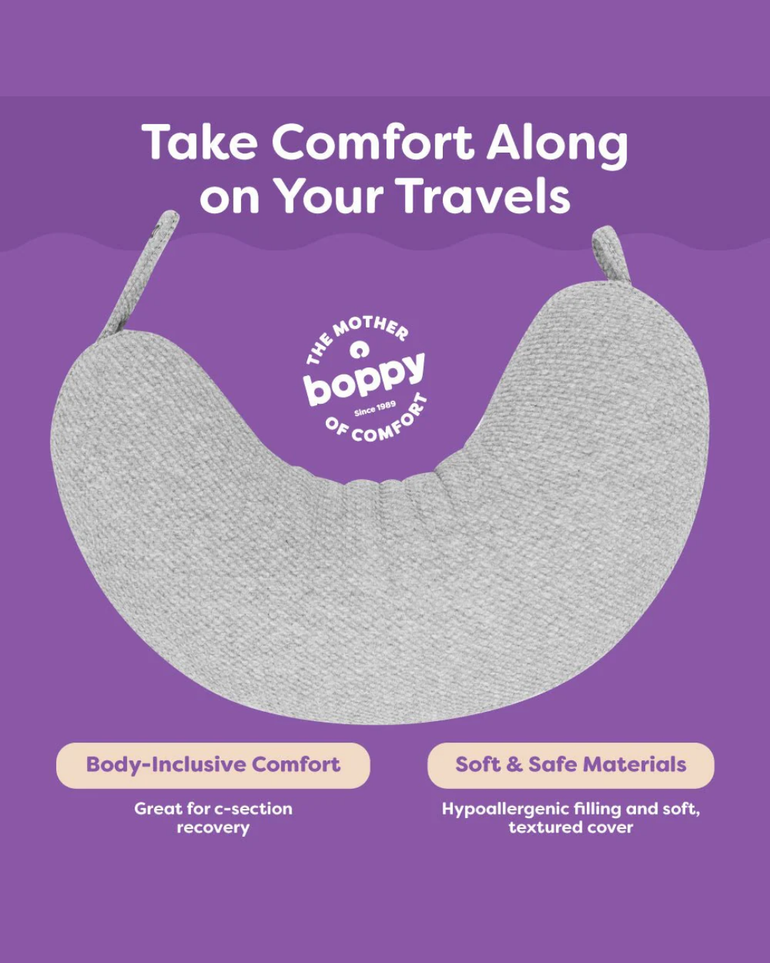 ALMOHADA LACTANCIA DE VIAJE BOPPY