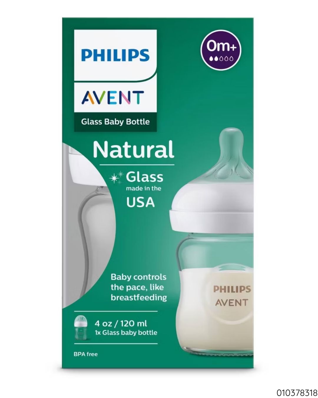 PEPES AVENT VIDRIO 4 OZ 0M+