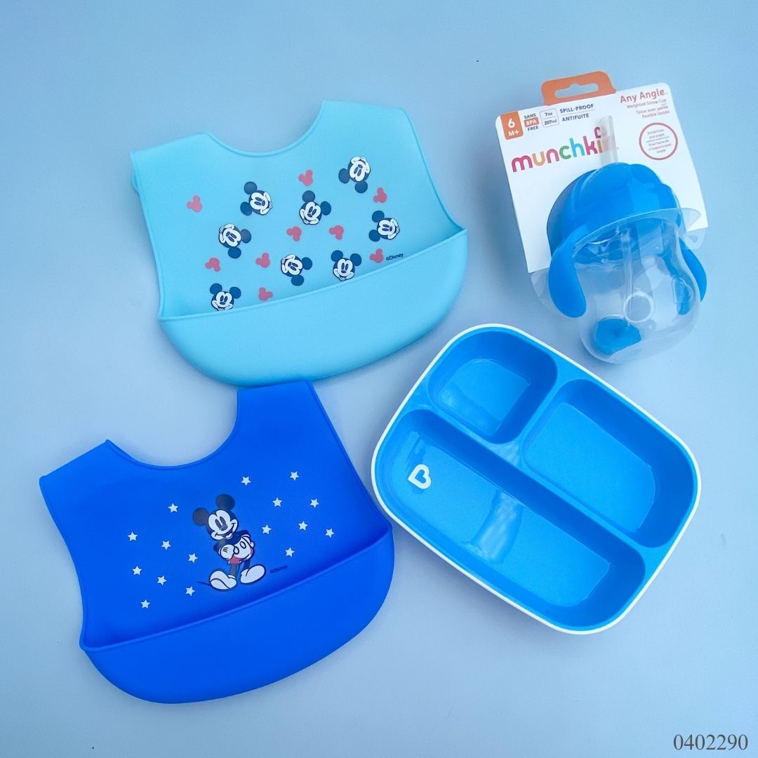 BABERO DE MICKEY SILICON CON ESTRELLAS