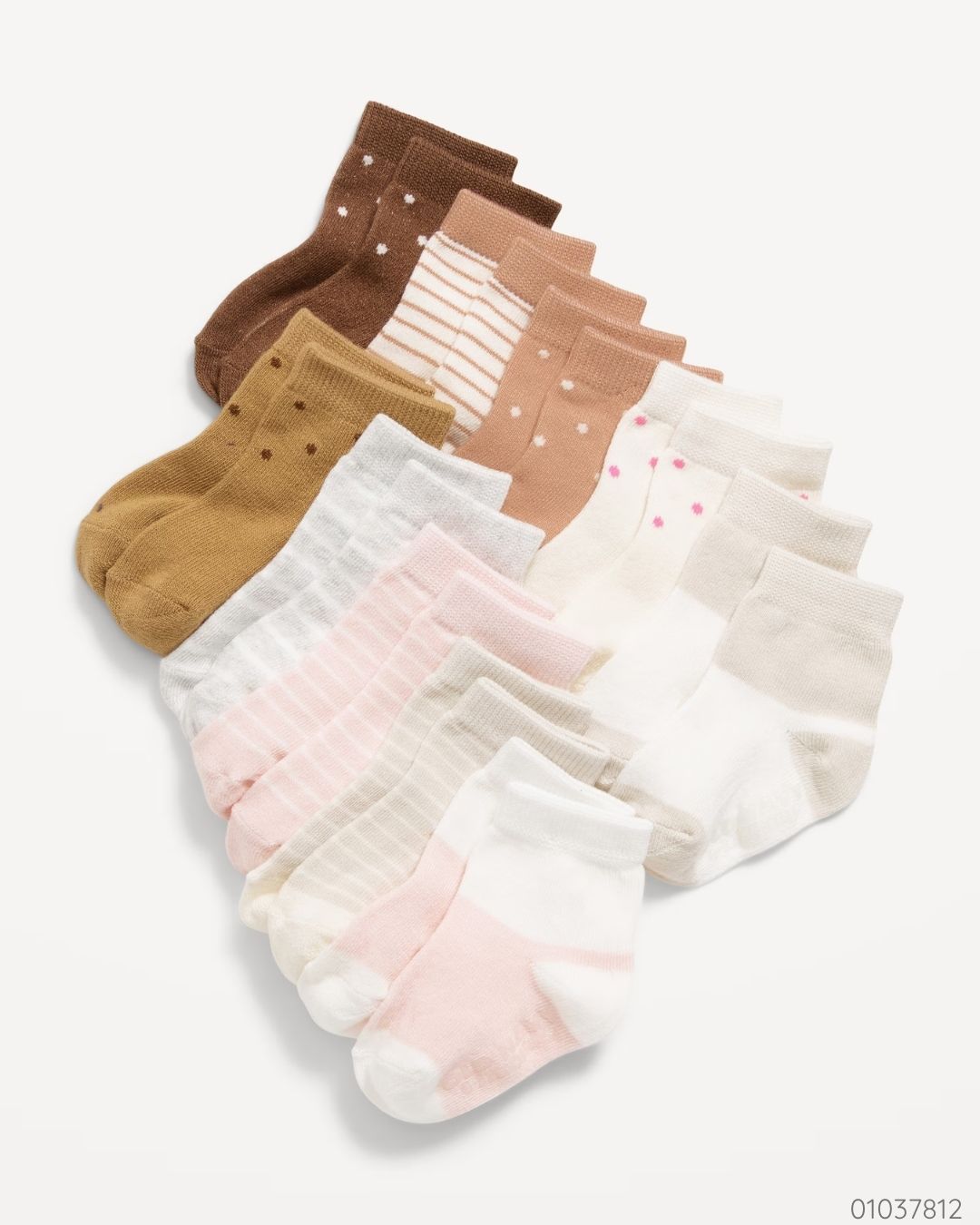 CALCETINES 10PZS OLD NAVY PUNTOS NIÑA