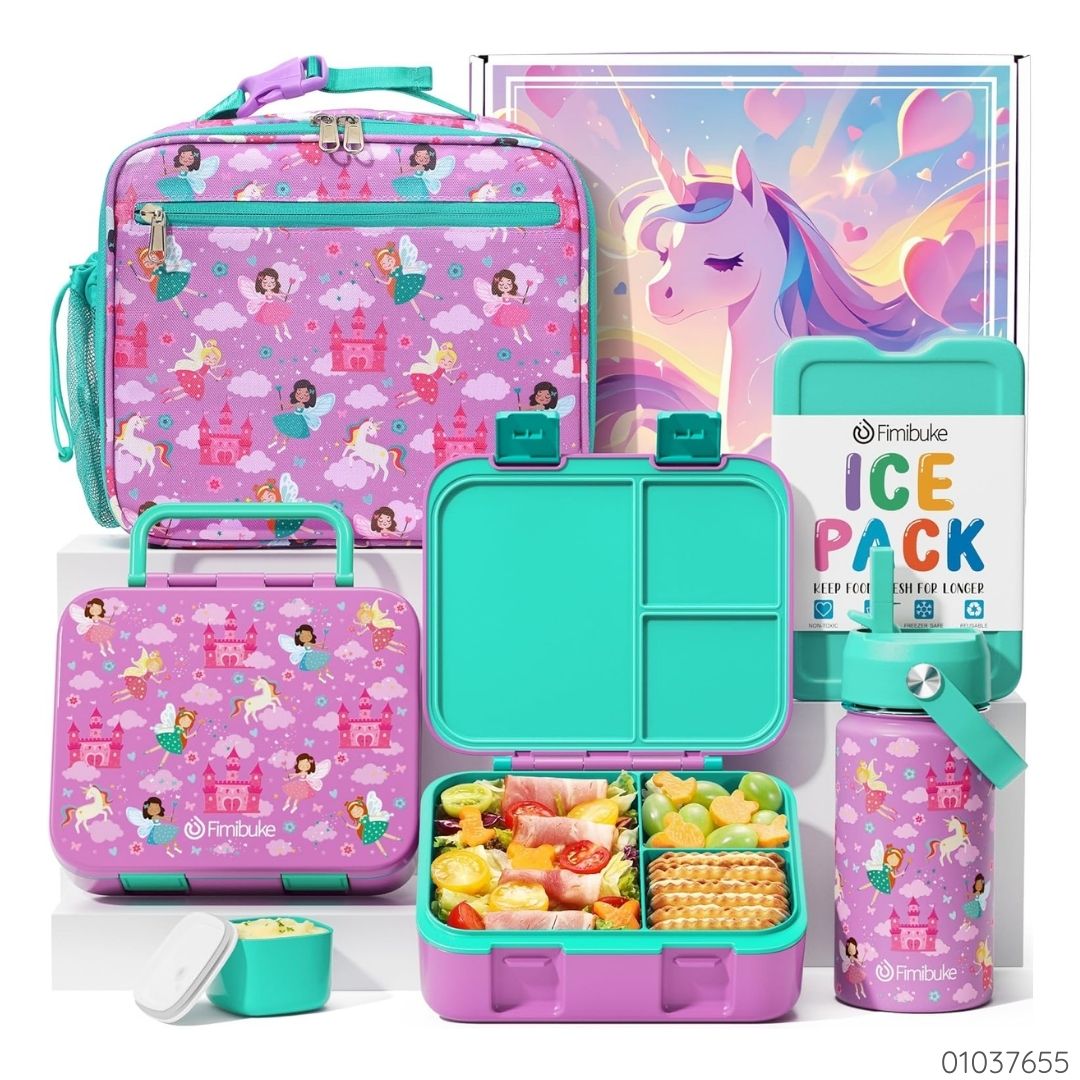 SET DE LONCHERA + TERMO HADAS