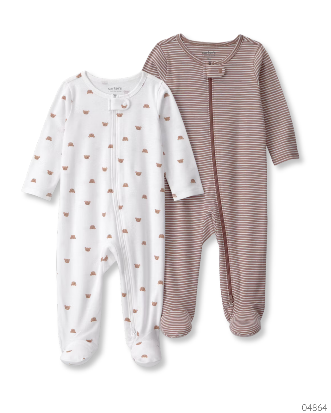 PIJAMA 2PZS CARTER CAFÉ BLANCO