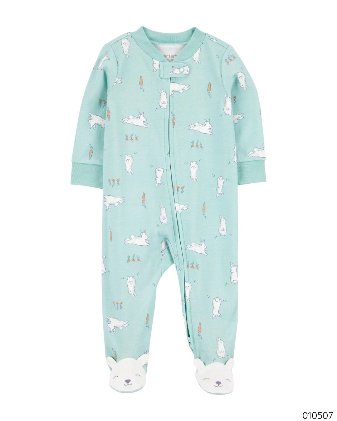 PIJAMA DE CONEJOS CARTER´S VERDE