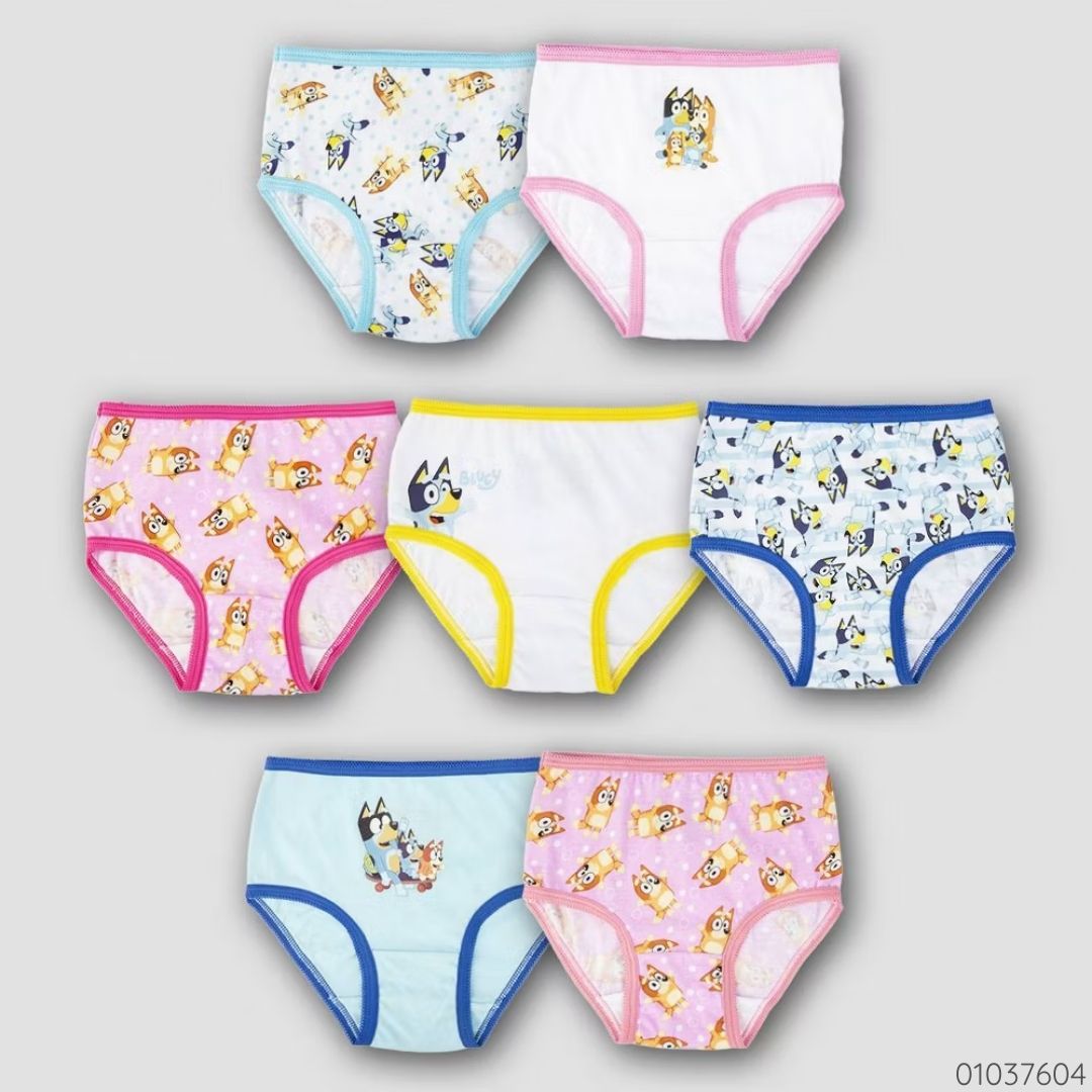 ROPA INTERIOR NIÑA 7PZS BLUEY
