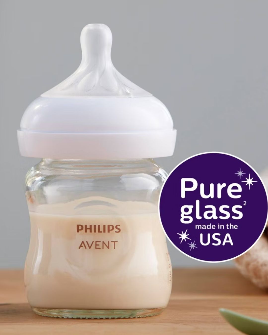 PEPES AVENT VIDRIO 4 OZ 0M+