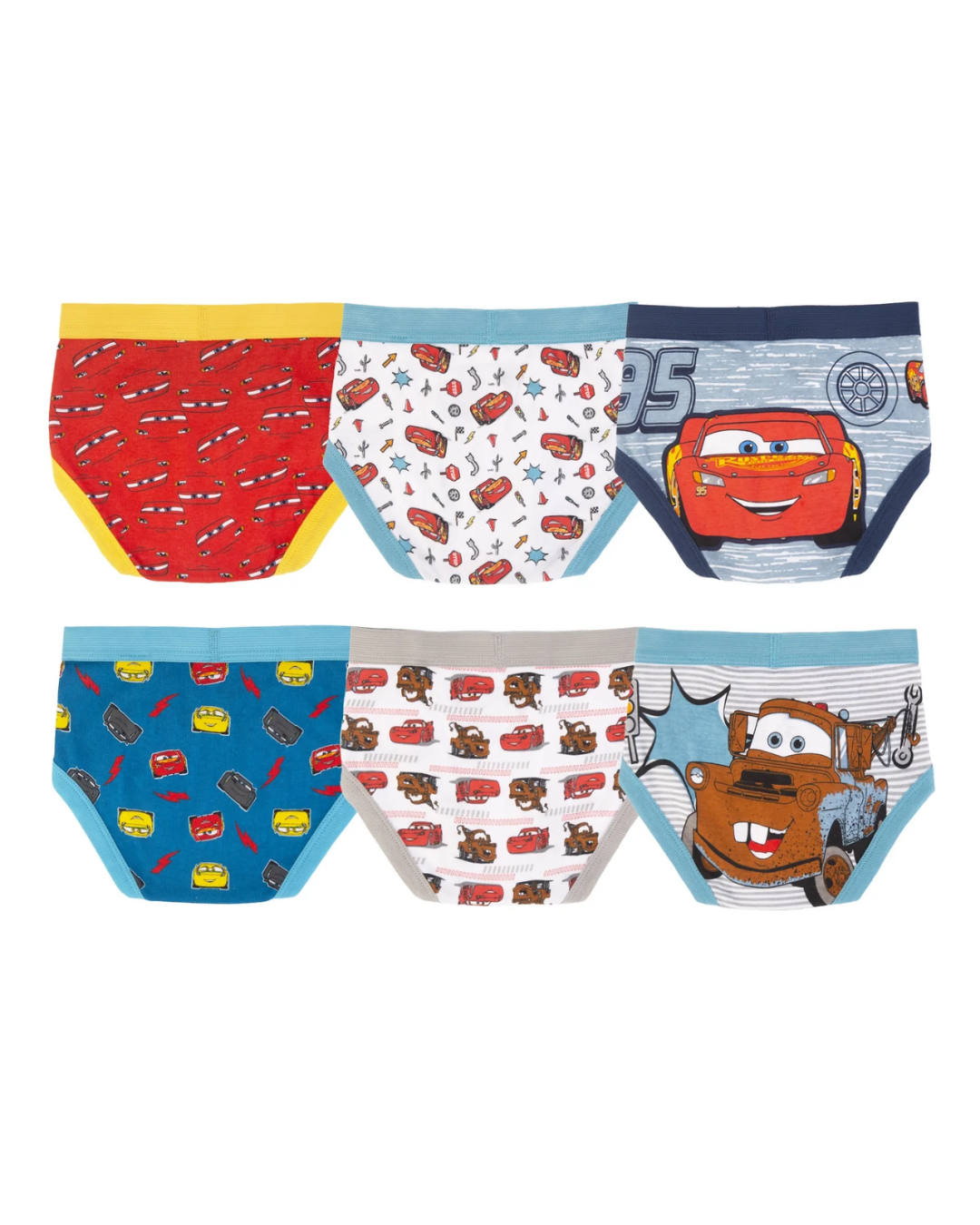 CALZONCILLOS 6 PZS CARS