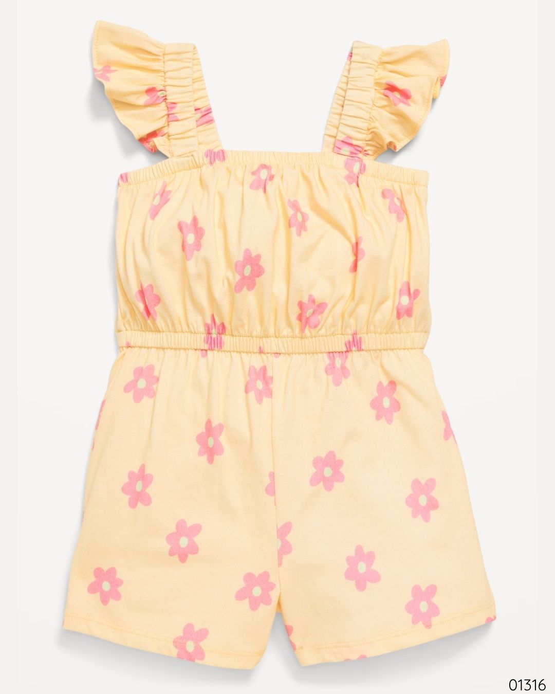ROMPER FLORES AMARILLO OLD NAVY