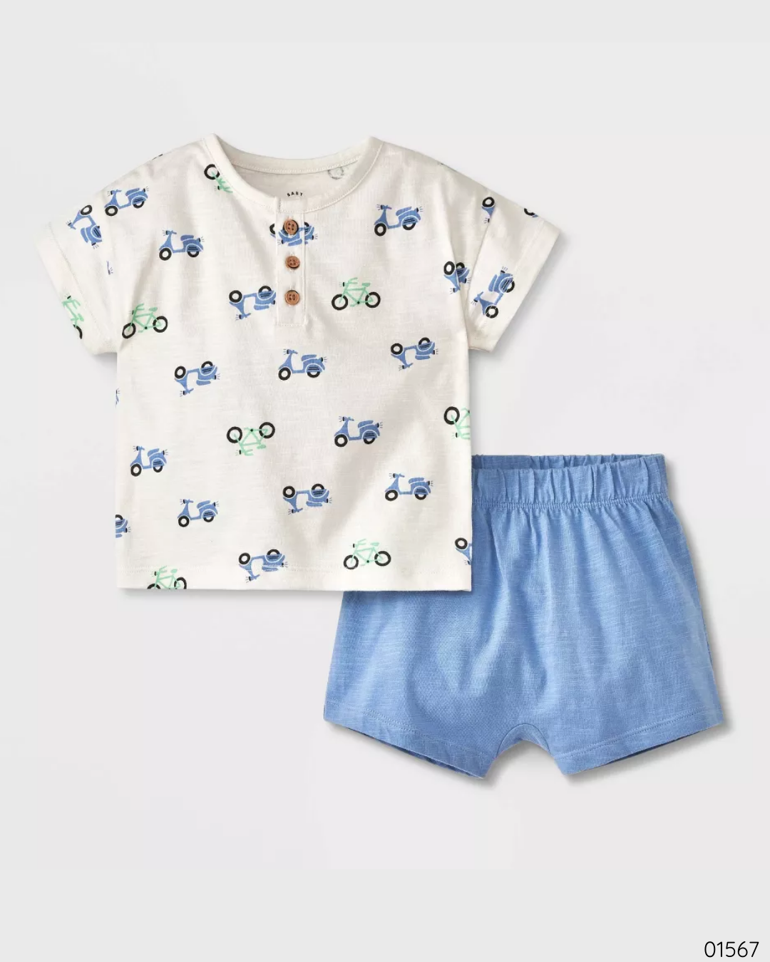 TRAJE CAT & JACK MOTOS SHORT