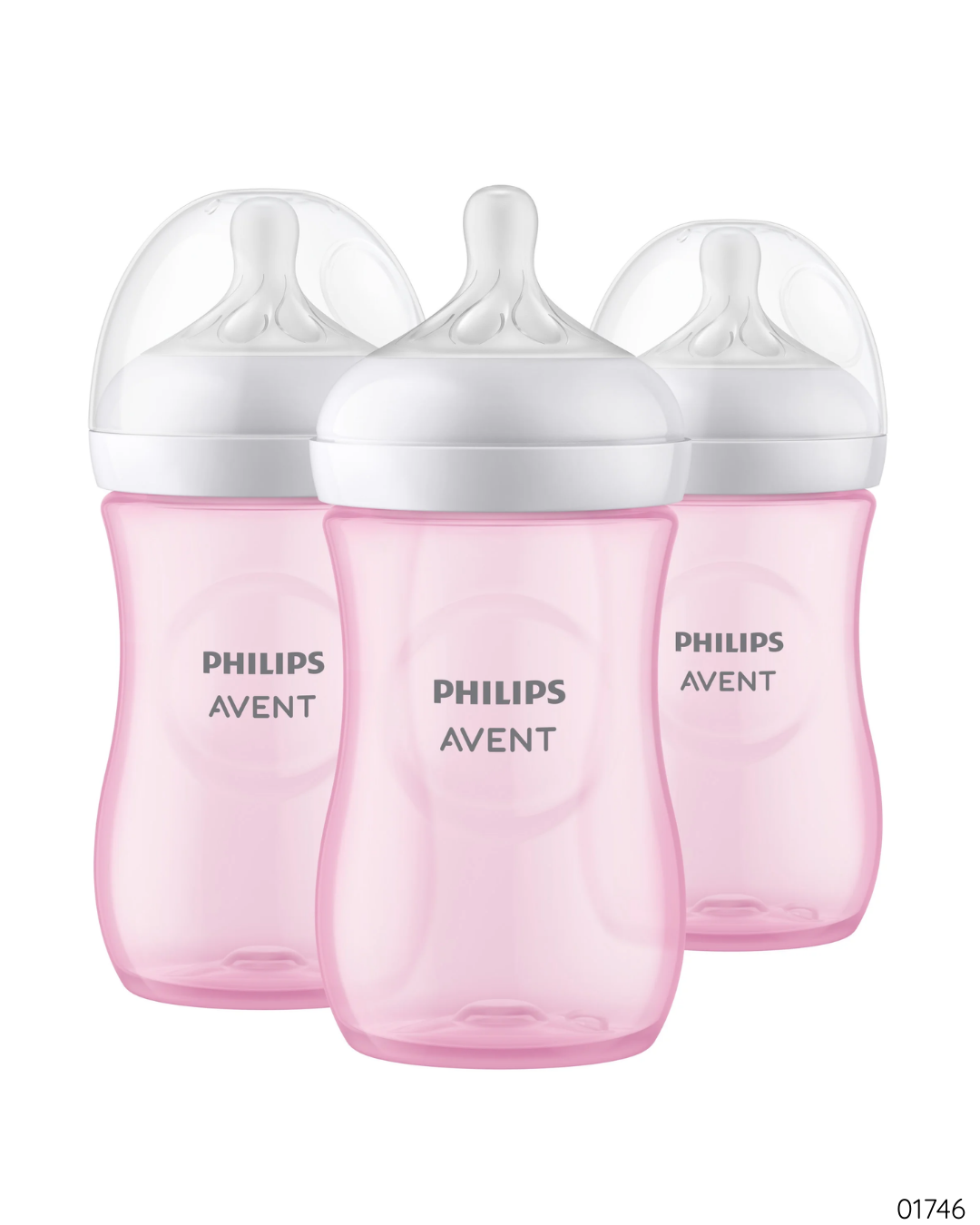 PEPES AVENT NATURAL SET DE 3 ROSADOS