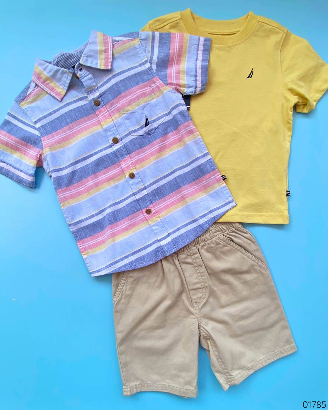 TRAJE 3 PZS NAUTICA AMARILLO