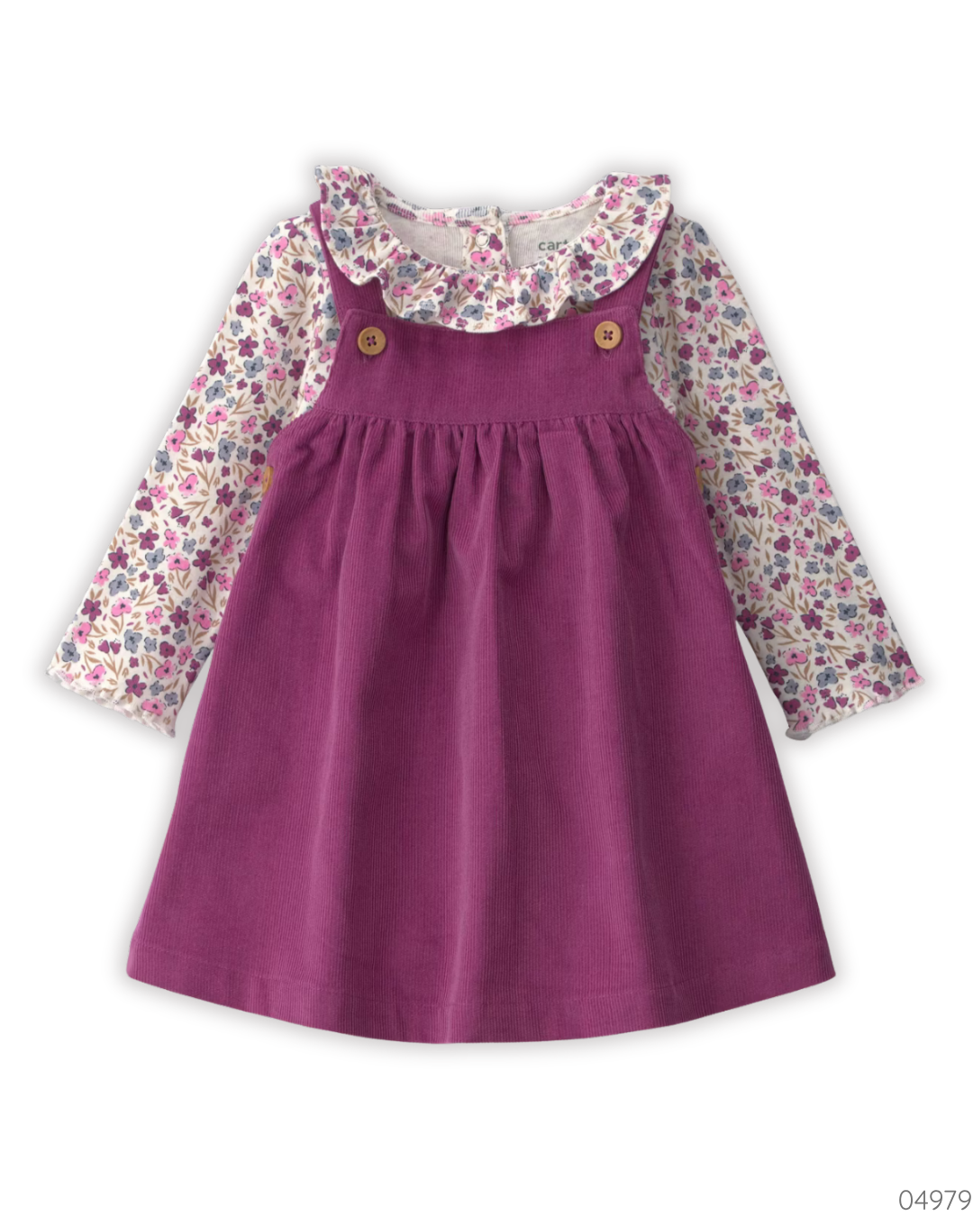VESTIDO CORDUROY MORADO CARTERS
