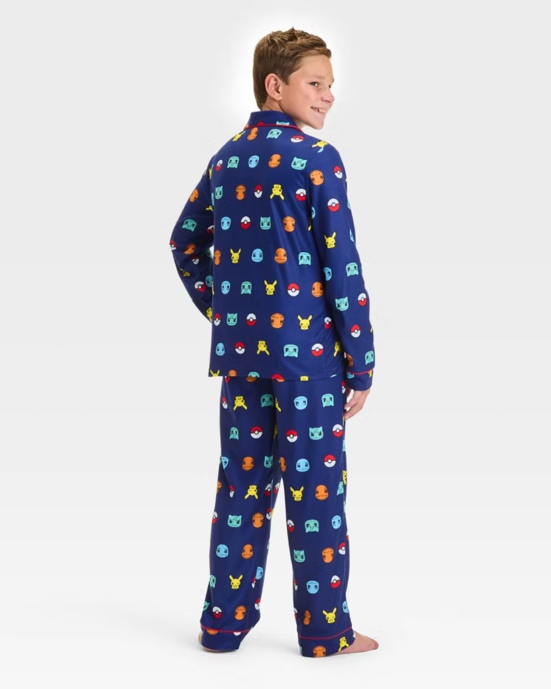 PIJAMA 2 PZS DE PIKACHU AZUL