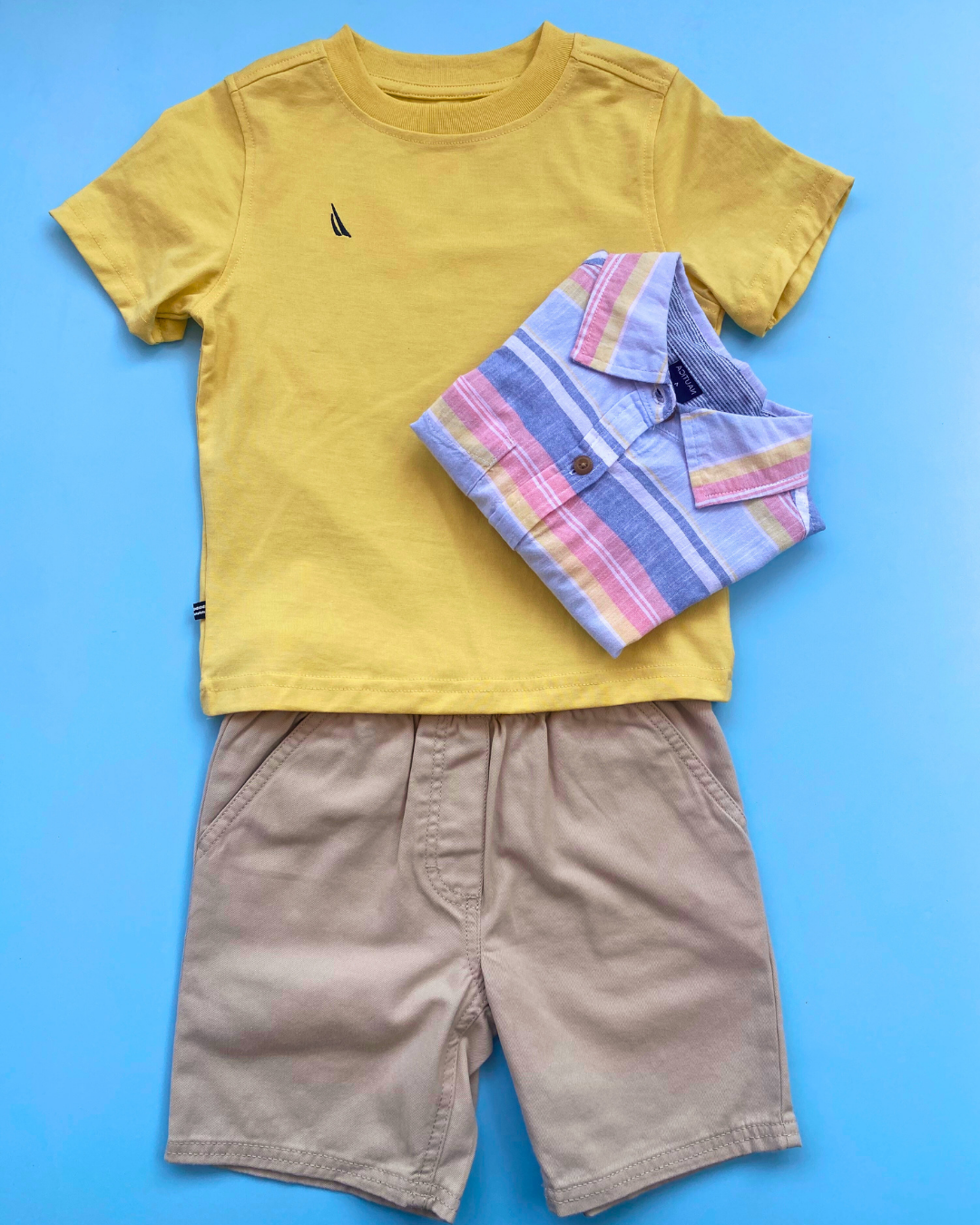 TRAJE 3 PZS NAUTICA AMARILLO