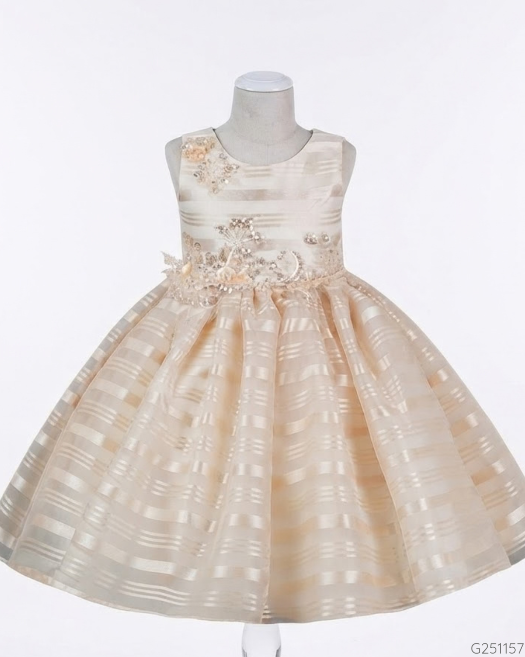 VESTIDO ELEGANTE CHAMPAGNE