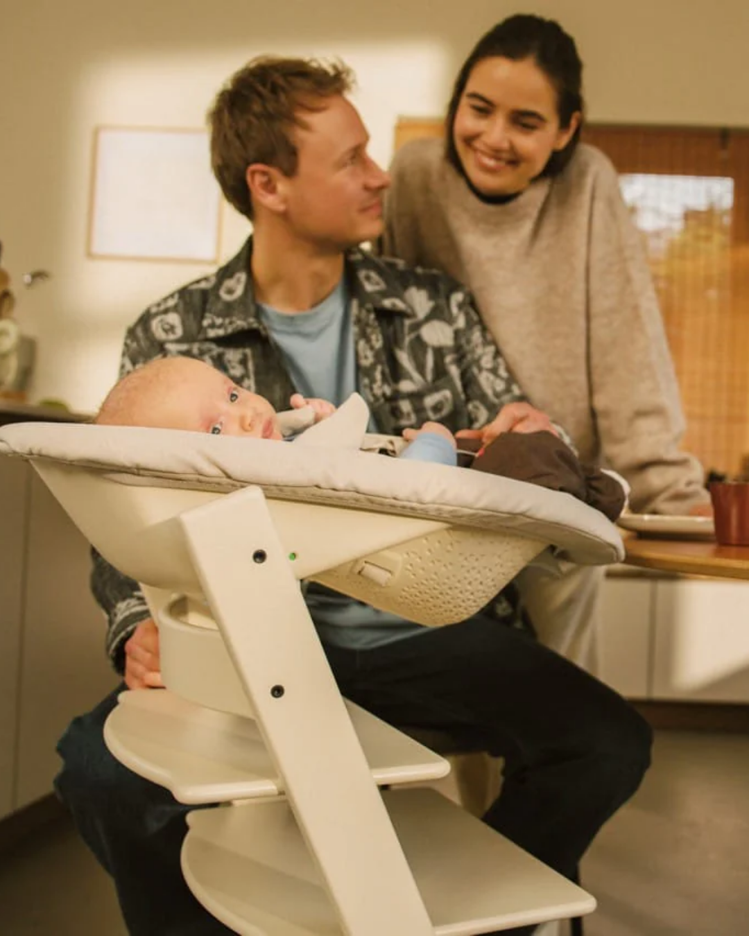 NEWBORN SET STOKKE TRIPP TRAPP VAINILLA WHITE
