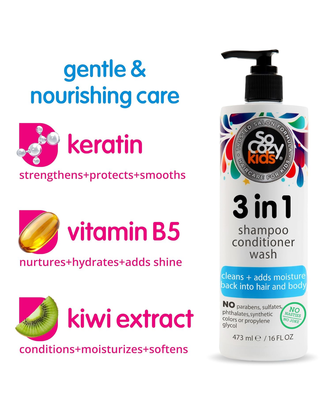 SHAMPOO 3 EN 1 ACONDICIONADOR SO COZY
