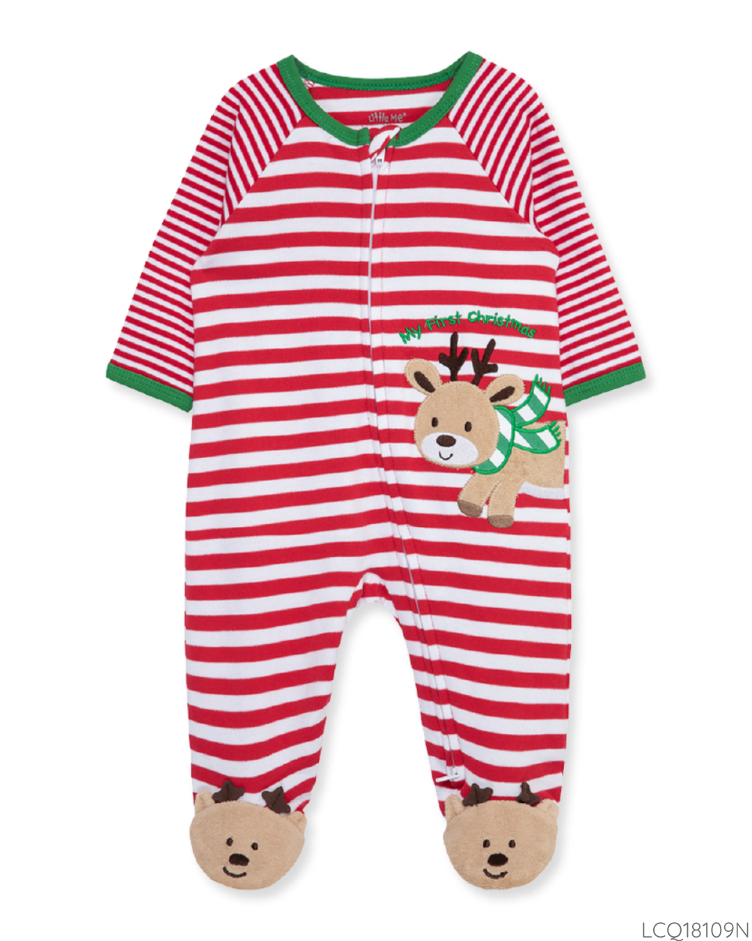 PIJAMA 1ST CHRISTMAS ROJO BLANCO
