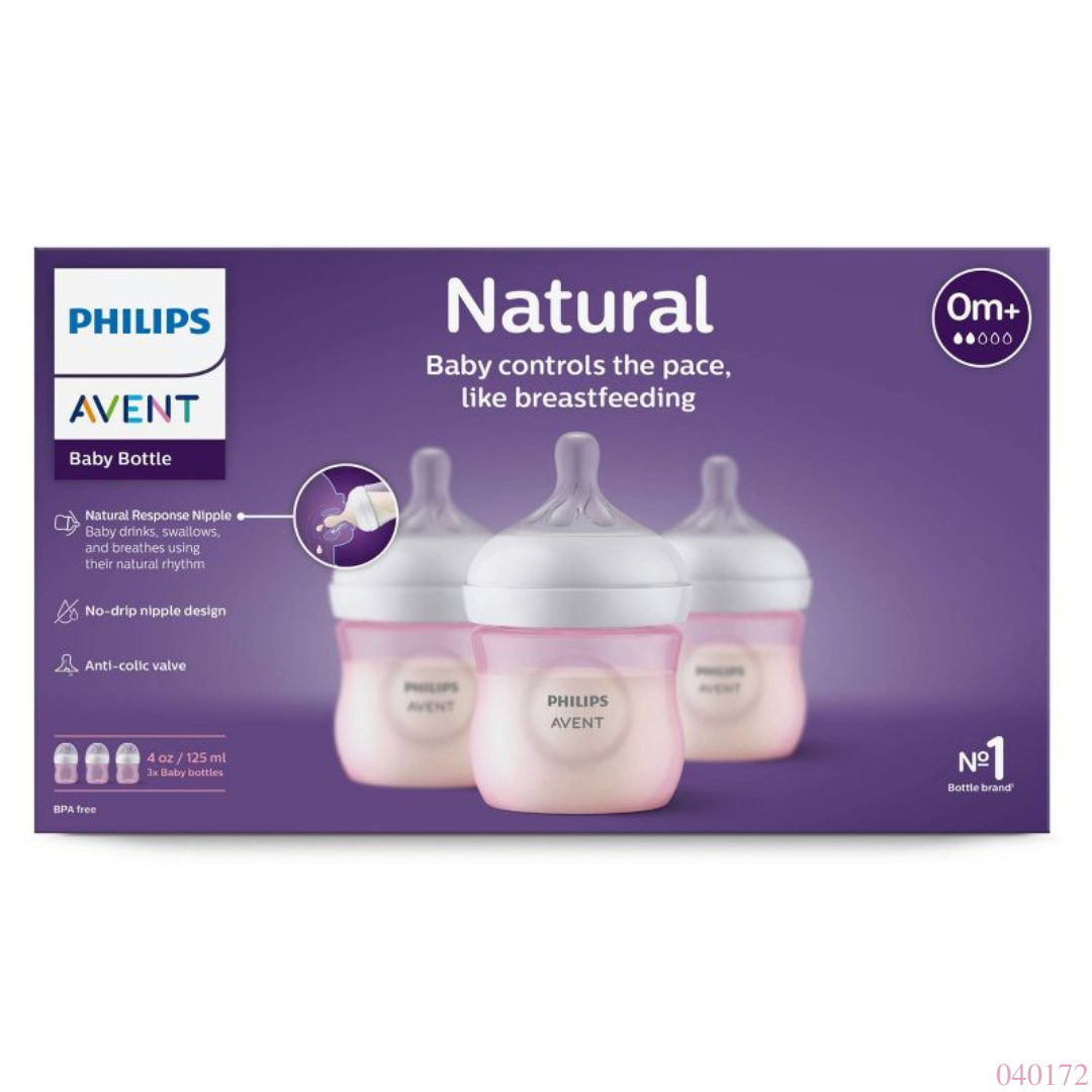 PEPES AVENT 3PZS ROSA NATURAL 4OZ