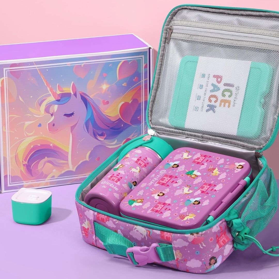 SET DE LONCHERA + TERMO HADAS
