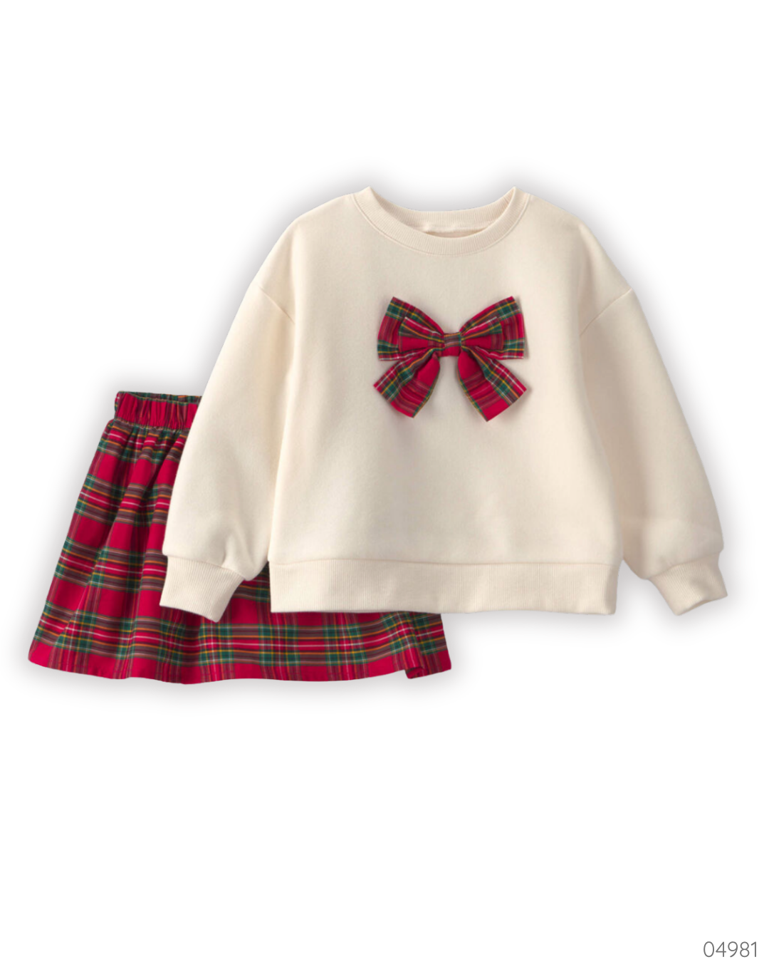 TRAJE ROJO BLANCO CUADROS CHONGO CARTERS