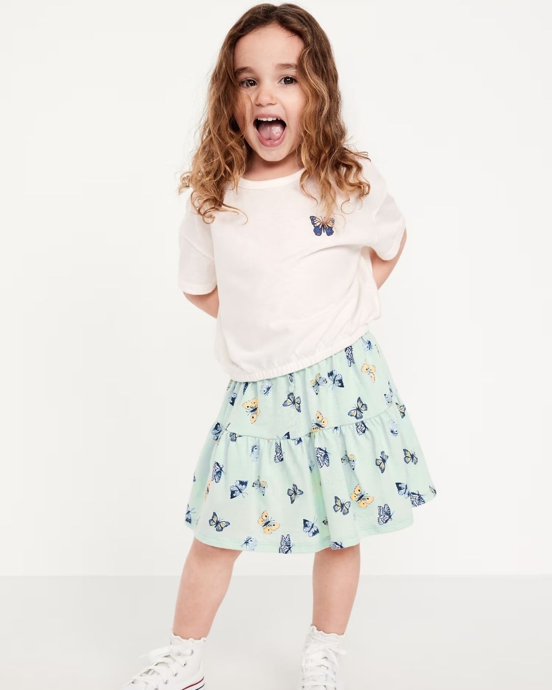 TRAJE MARIPOSA FALDA OLD NAVY