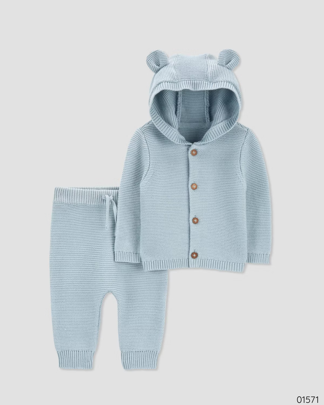 TRAJE CARTER BORDADO GORRO AZUL