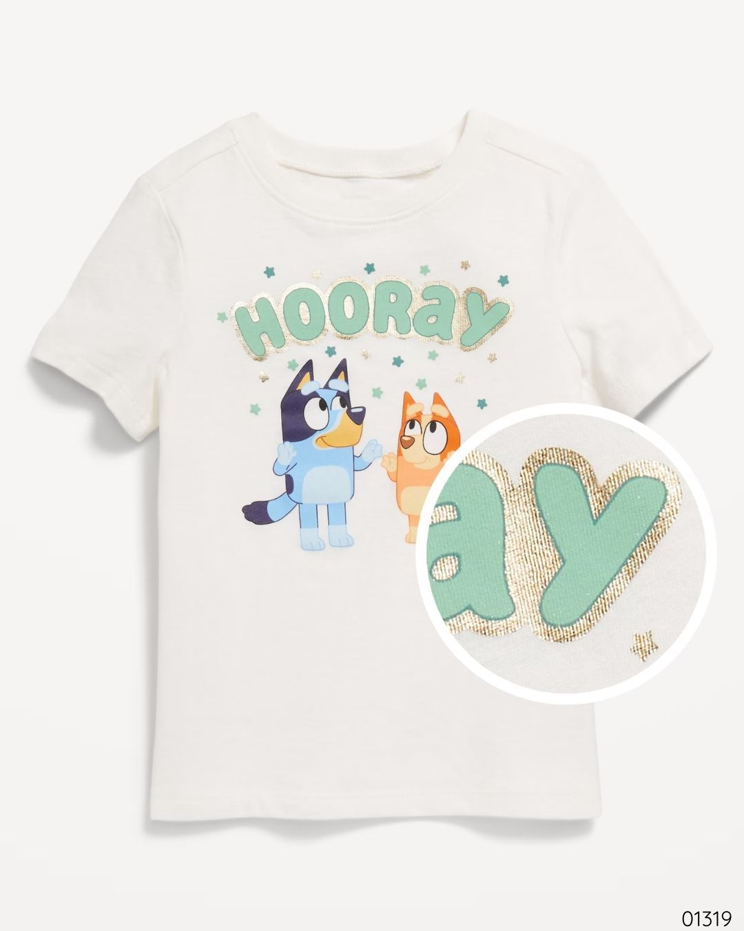 CAMISA BLUEY BLANCA HOORAY OLD NAVY