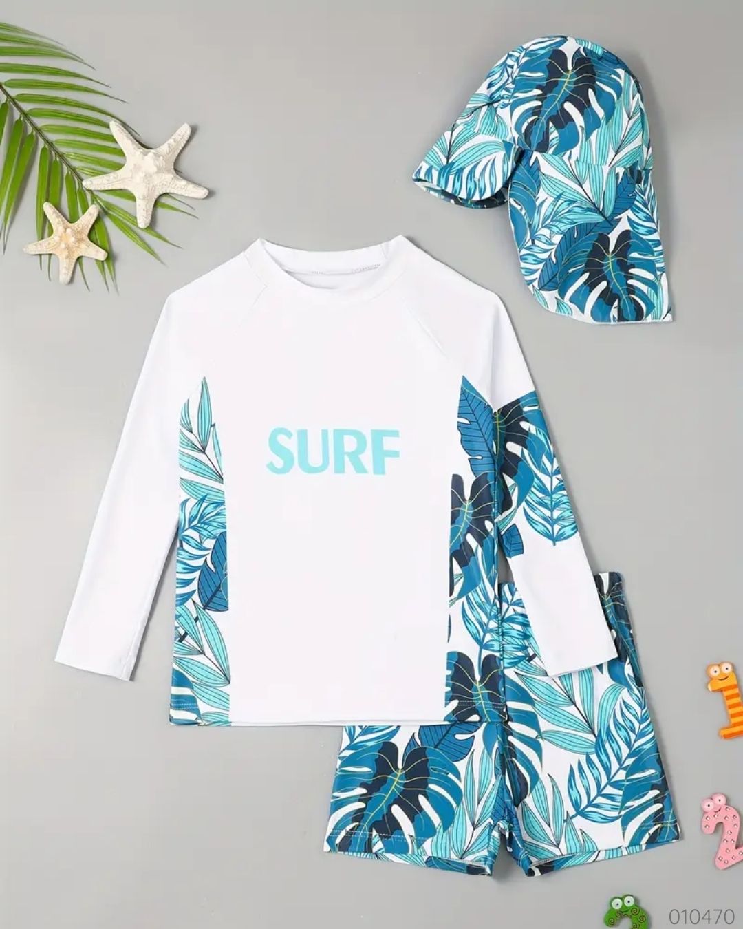 TRAJE DE BAÑO SURF 3PZS
