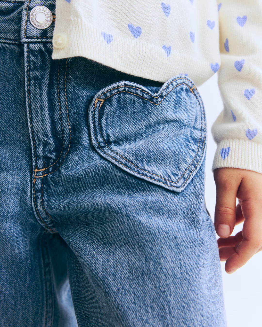 PANTALON AZUL CORAZONES