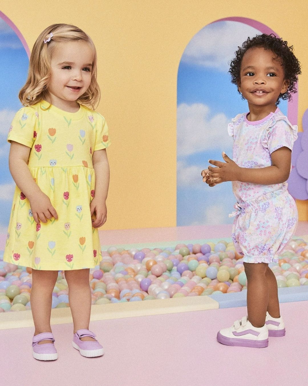 VESTIDO AMARILLO FLORES GARANIMALS