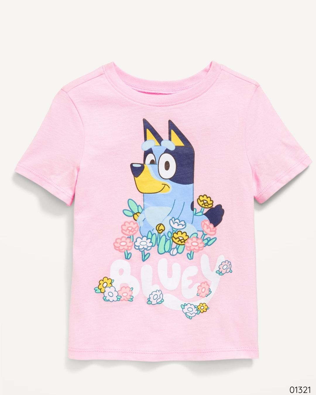 CAMISA BLUEY ROSADA FLORES OLD NAVY