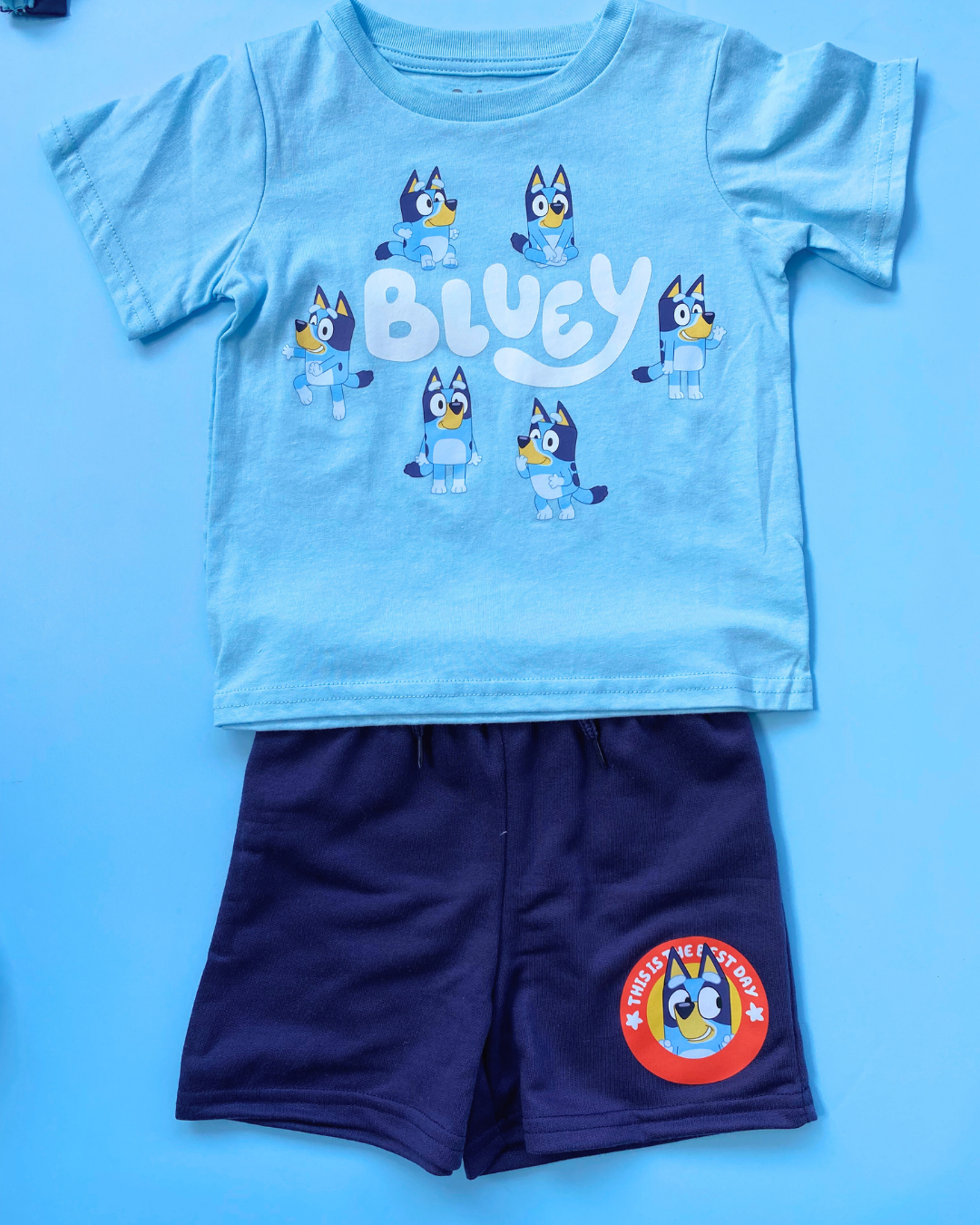 TRAJE 3 PZS BLUEY CON CHUMPA