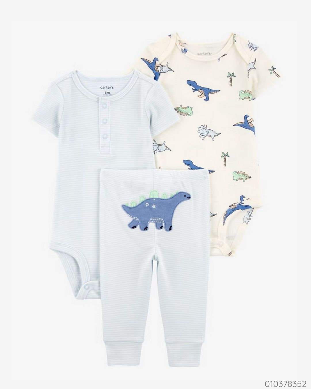 TRAJE 3PZS DINOSAURIO AZUL