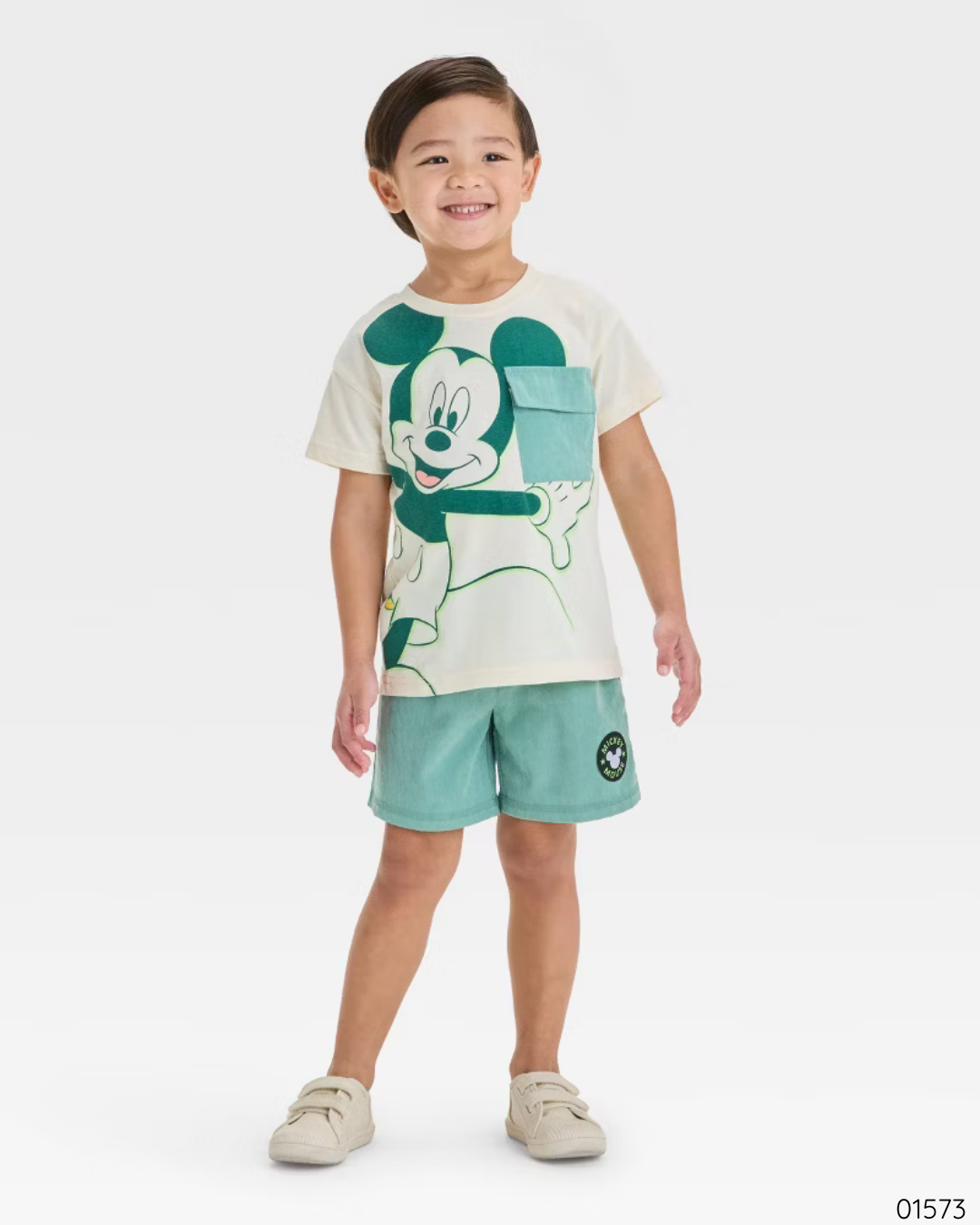 TRAJE MICKEY MOUSE SHORT VERDE