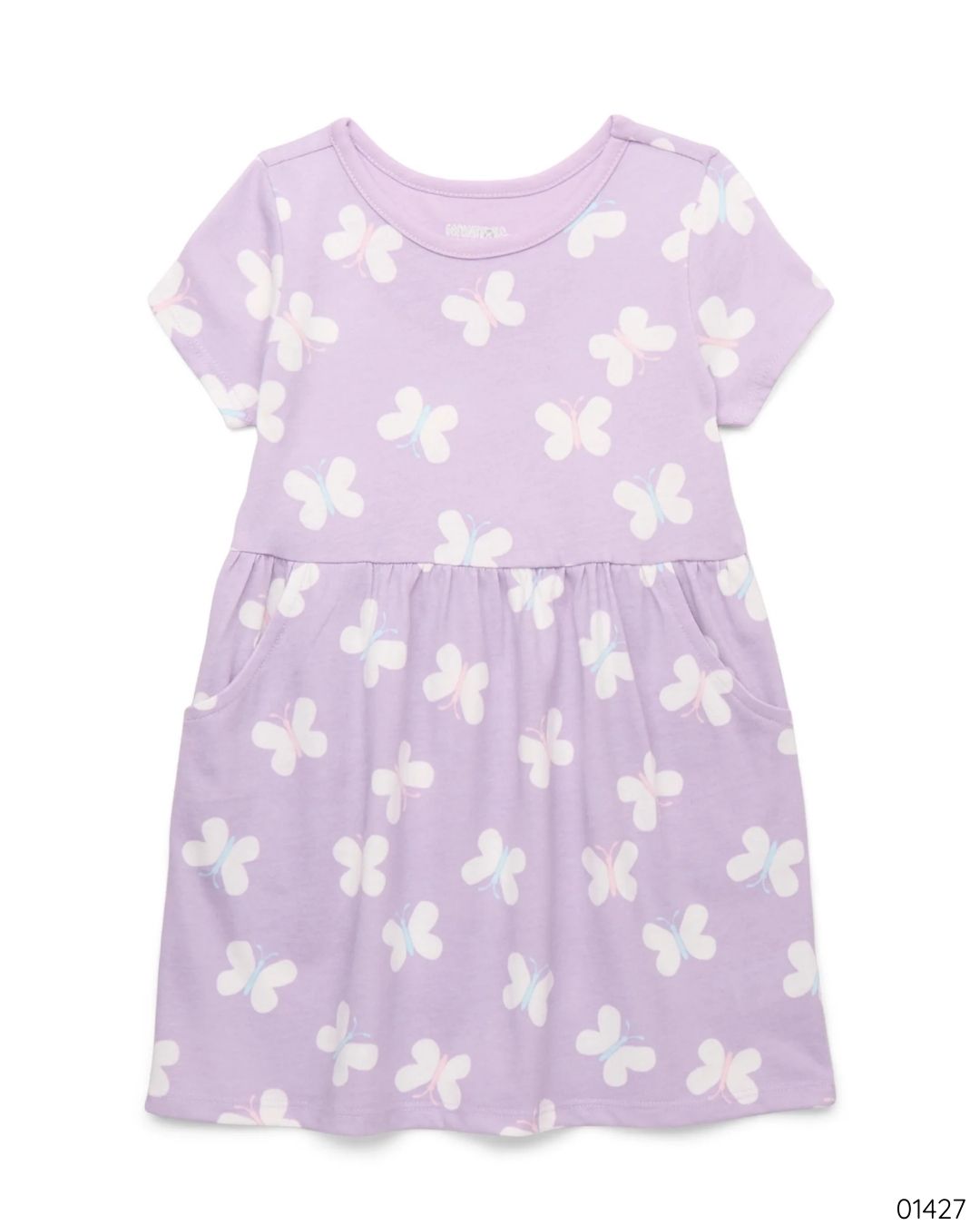 VESTIDO MORADO MARIPOSAS