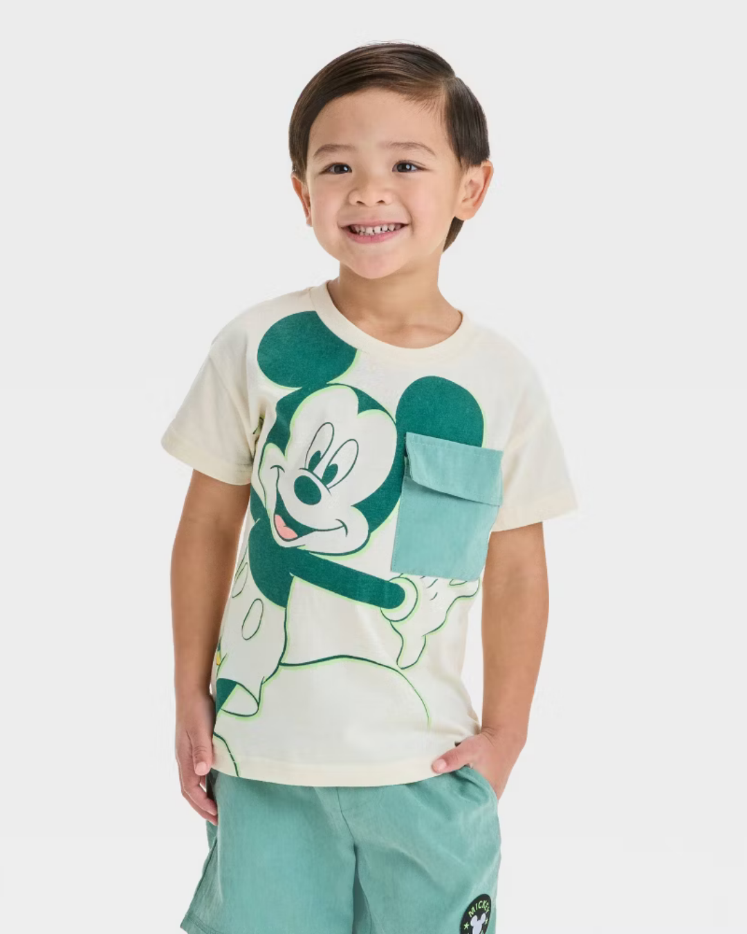 TRAJE MICKEY MOUSE SHORT VERDE