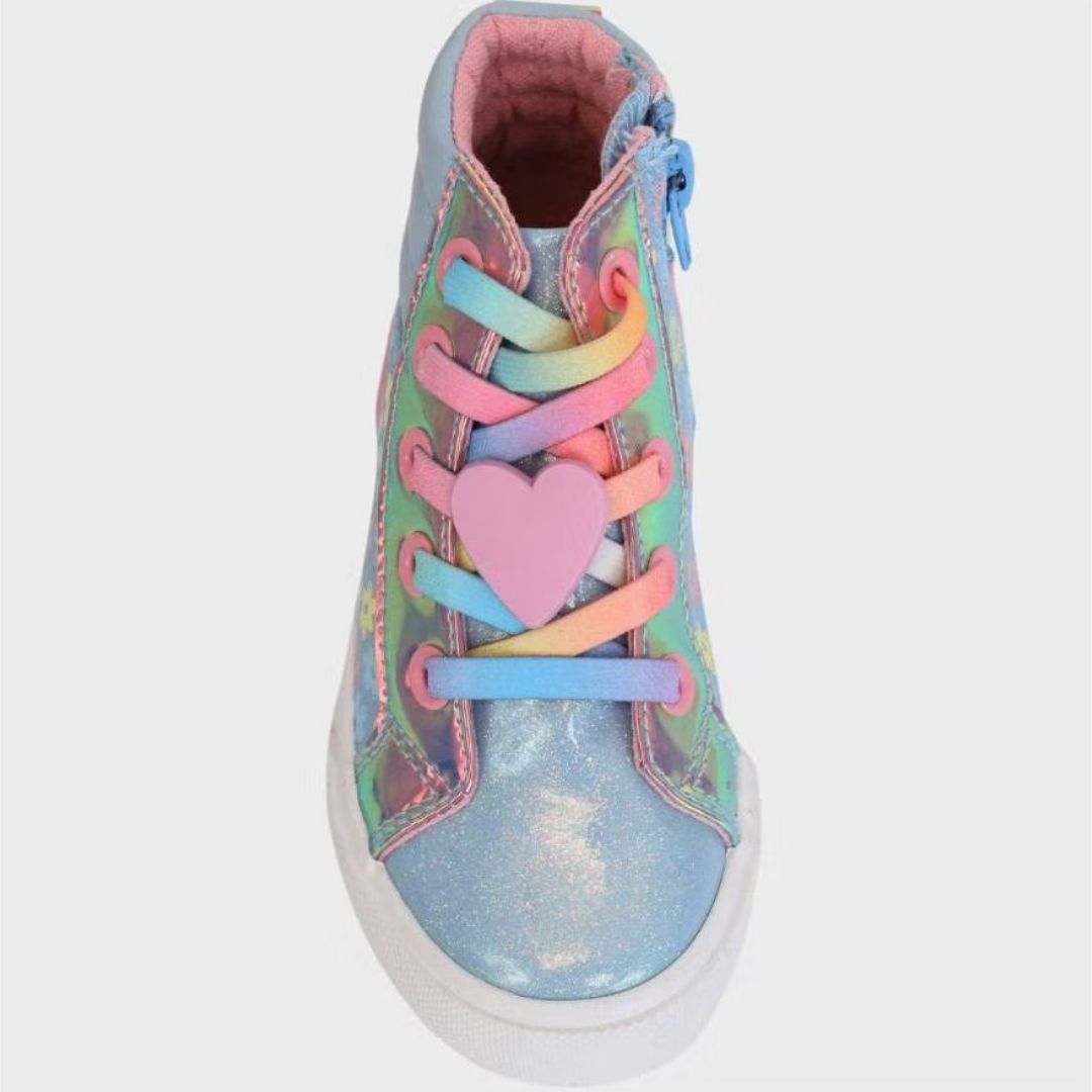 TENIS BLUEY FLORES Y CORAZON