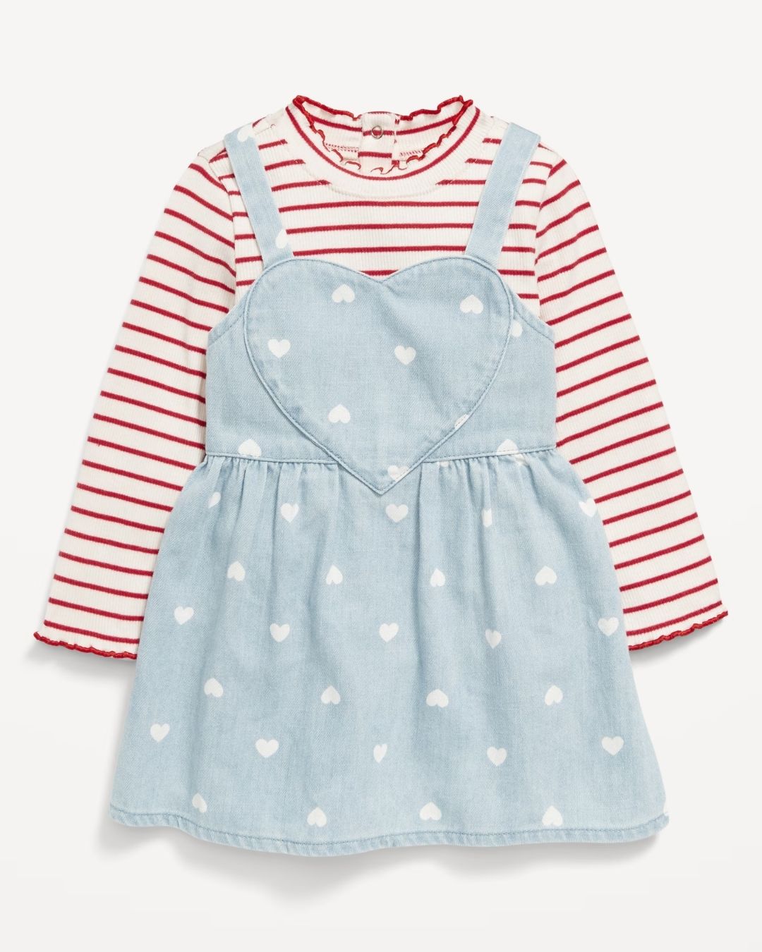 VESTIDO CAMISA RAYADA OLD NAVY
