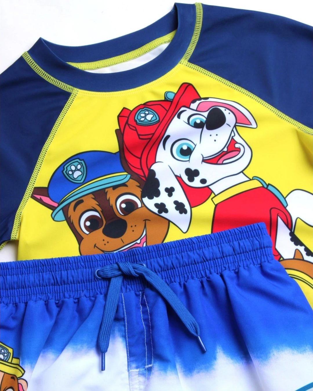TRAJE DE BAÑO 2 PZS PAW PATROL AMARILLO UPF 50+