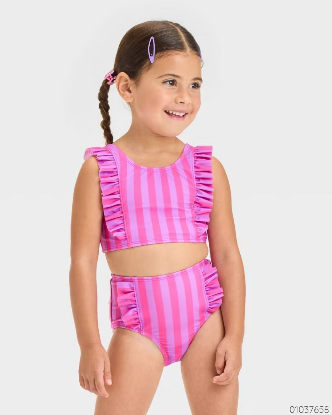 TRAJE DE BAÑO RAYADO UPF 50+